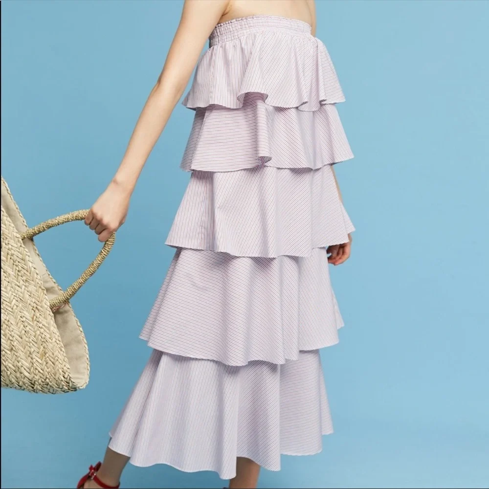 Anthropologie Prose and Poetry Strapless Dress - Picture 2 of 7